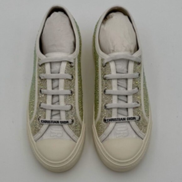 NIB-Walk 'n' Dior Strass Canvas Low Top - 38/7.5 - Picture 2 of 12